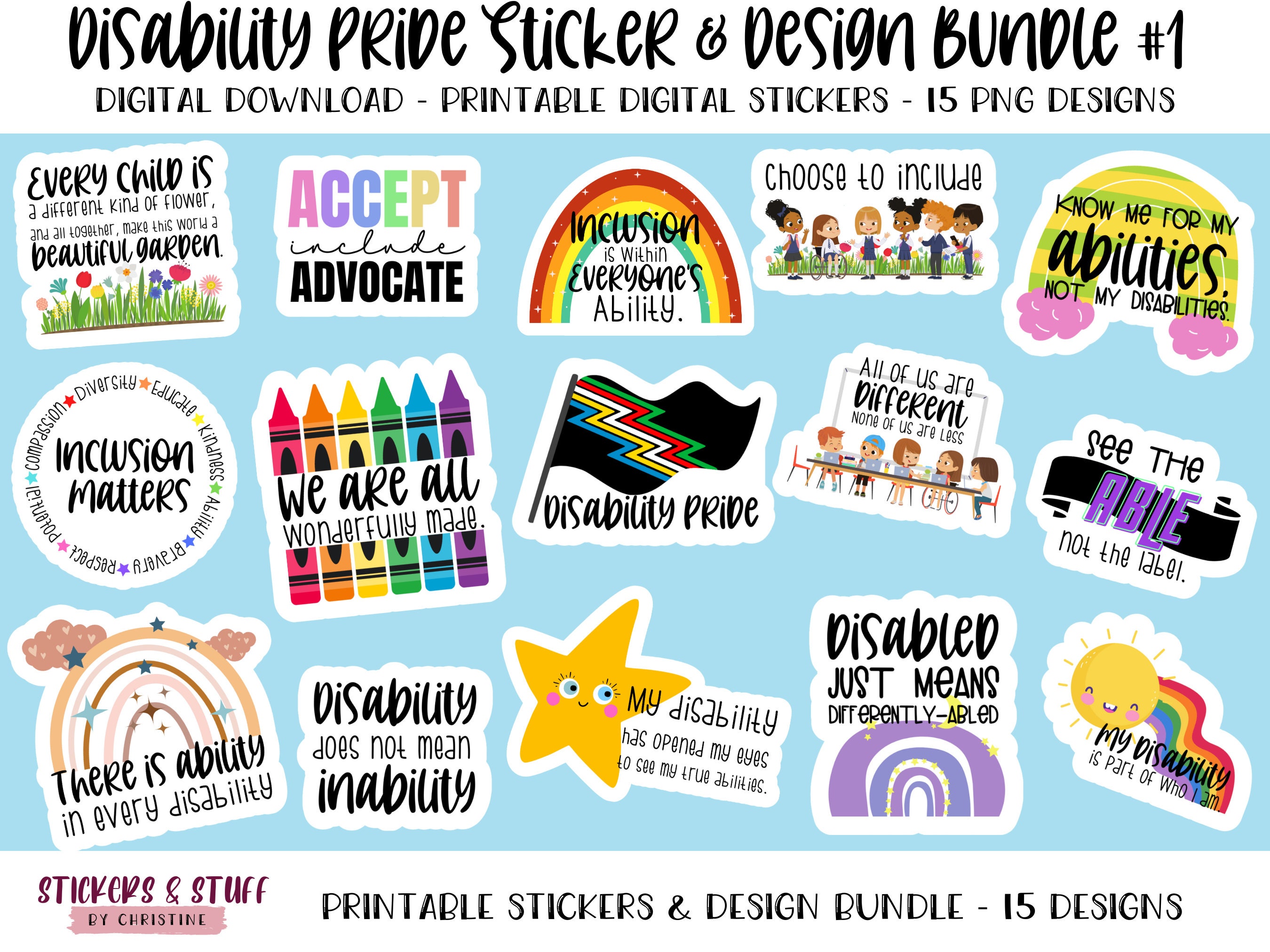 Pride Stickers Using Print Then Cut on the NEW Cricut Maker 3
