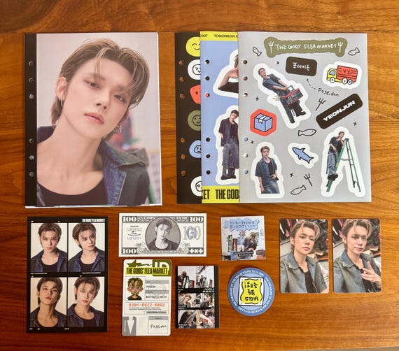 TXT Yeonjun 2026 Deco Kit the Gods' Flea Market Member Set - Etsy