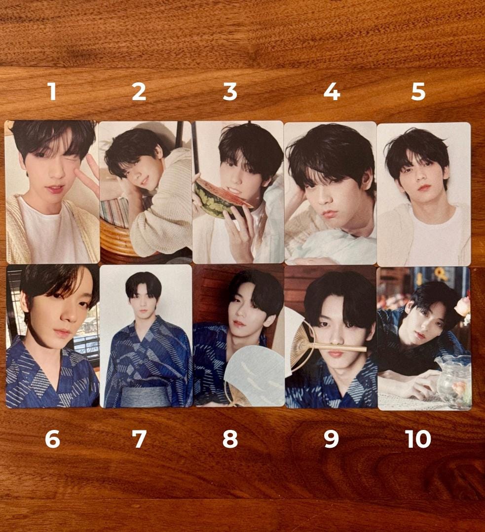 TXT Soobin Summer Together Japan Photocards - Etsy