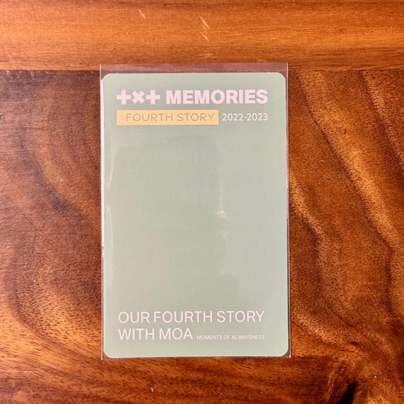 TXT Yeonjun Memories: Fourth Story Photocard - Etsy