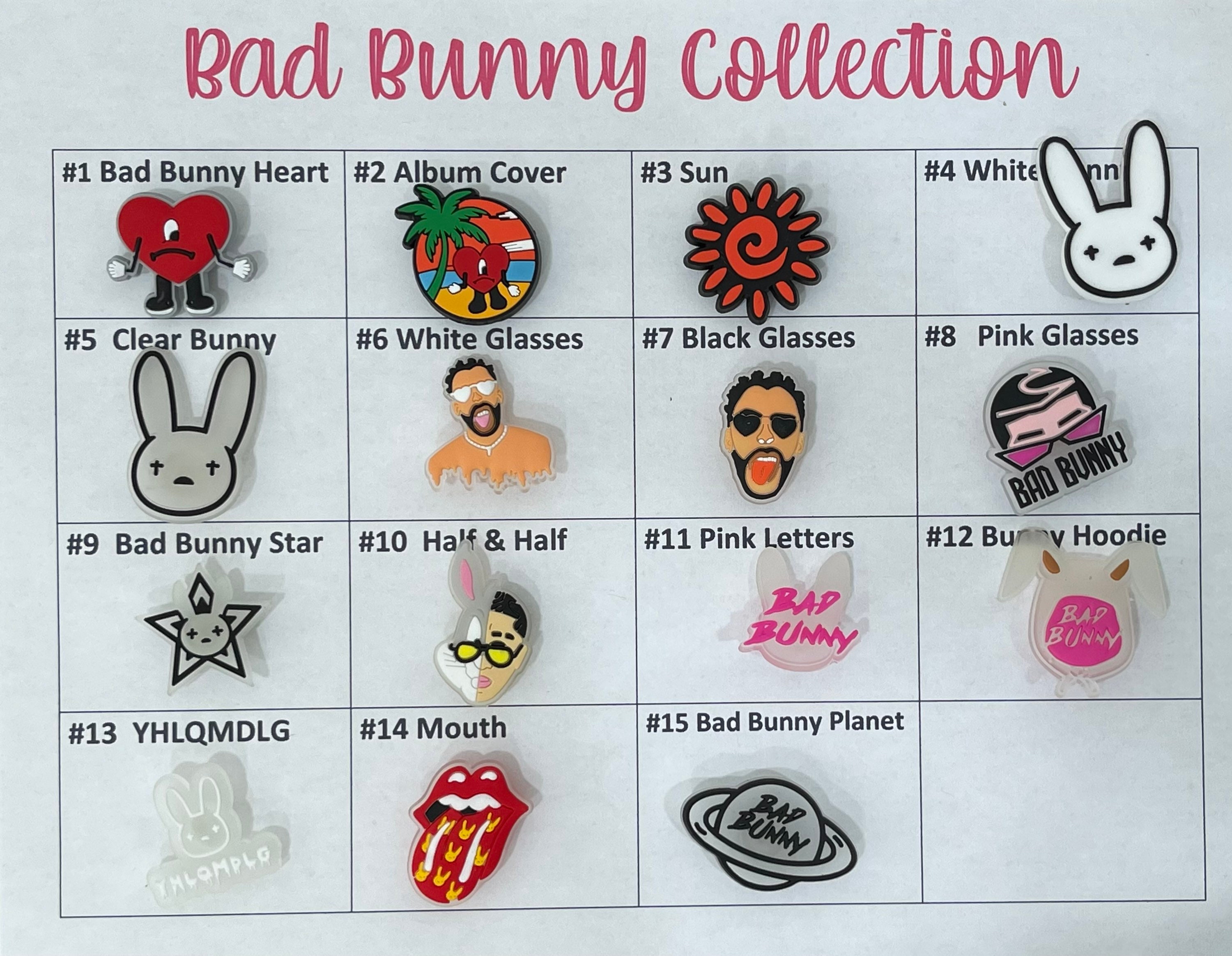 bad bunny 6 croc charms *mystery pack*