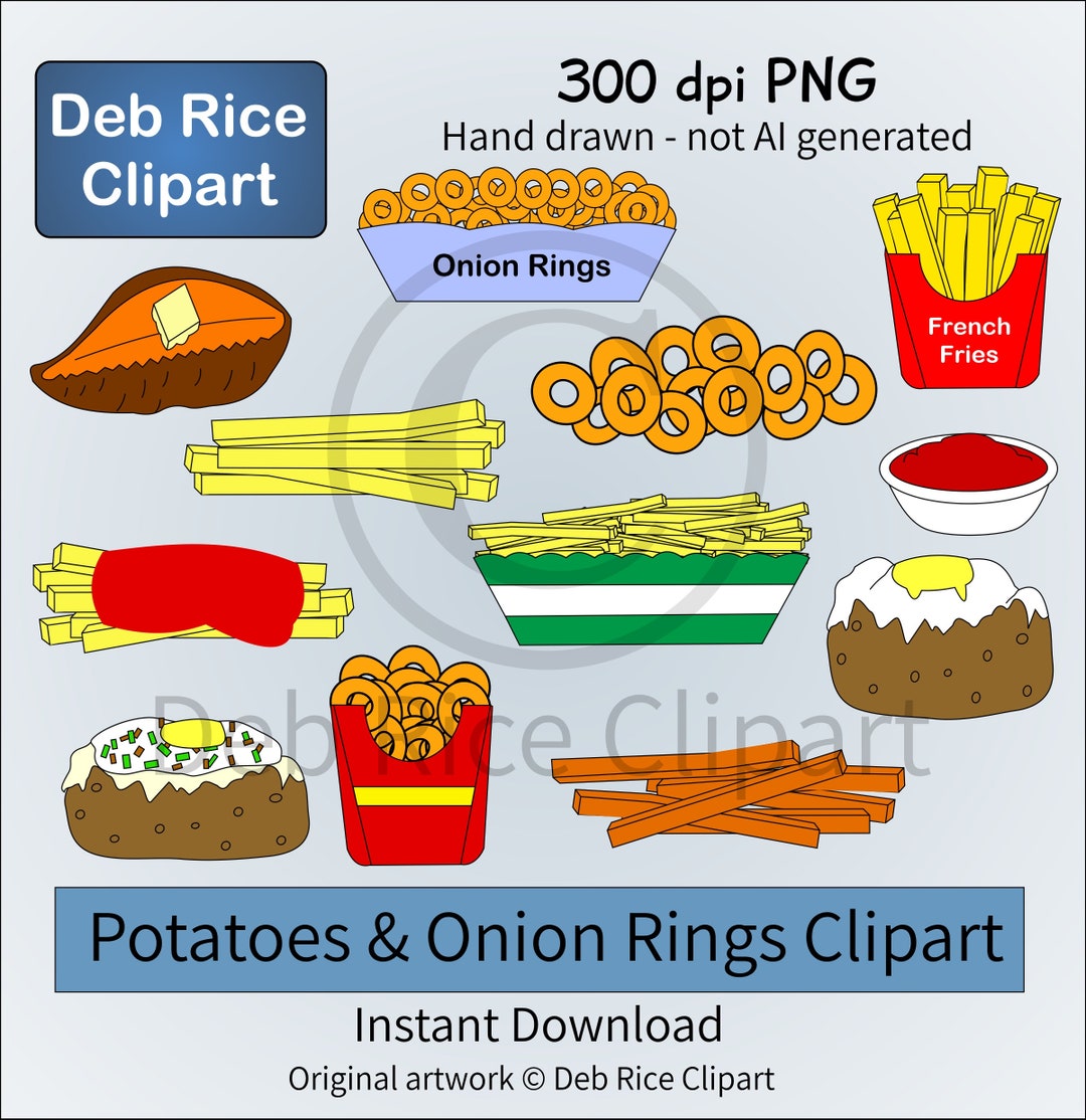 Potatoes & Onion Rings PNG Clipart Baked Potatoes, Baked Sweet Potato