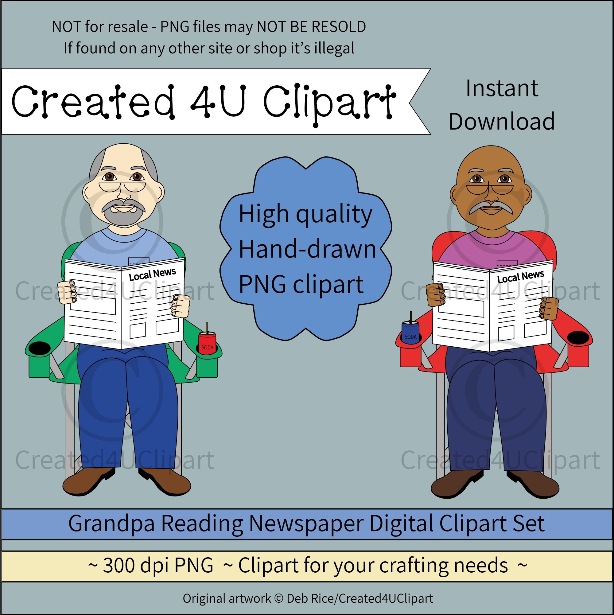 Grandpas Reading Newspaper Clipart Set Grandfather Clipart Etsy Grandpas Reading Newspaper Clipart Set Grandfather Clipart Etsy