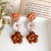 see more listings in the Floral earrings section