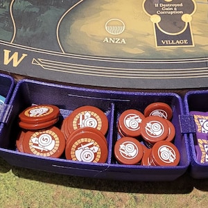 Dark Tower Curved Token Tray with lid - Unofficial (Digital files only, no physical delivery)