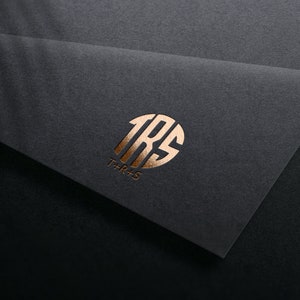 Monograma de logotipo de nombre personalizado, logotipo de letra, tatuaje de letra mínima, tatuaje de logotipo de nombre, logotipo de 3 letras, tatuaje de 3 letras, monograma de círculo