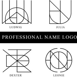 Name Logo Design, personalisierte minimalistische Tattoo Idee, Geschenkidee, Brief Logo, Name Logo Tattoo