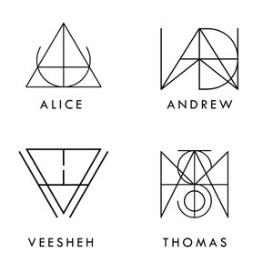 Naamlogo, aangepast naamlogo, minimalistisch logo, letterlogo, Tiktok-naamlogo, logo, tattoo-logo, logo-ontwerp afbeelding 1