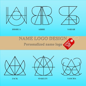 Nom logo / nom logo personnalisé / tatouage nom logo / monogramme nom logo téléchargement numérique / initiale lettre logo TikTok / logo minimaliste