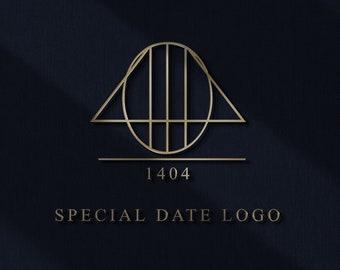 Special Date Logo, Wedding Date Monogram, Birth Time Logo Tattoo, Anniversary Gift, Custom Numler Logo, Date Tattoo Design