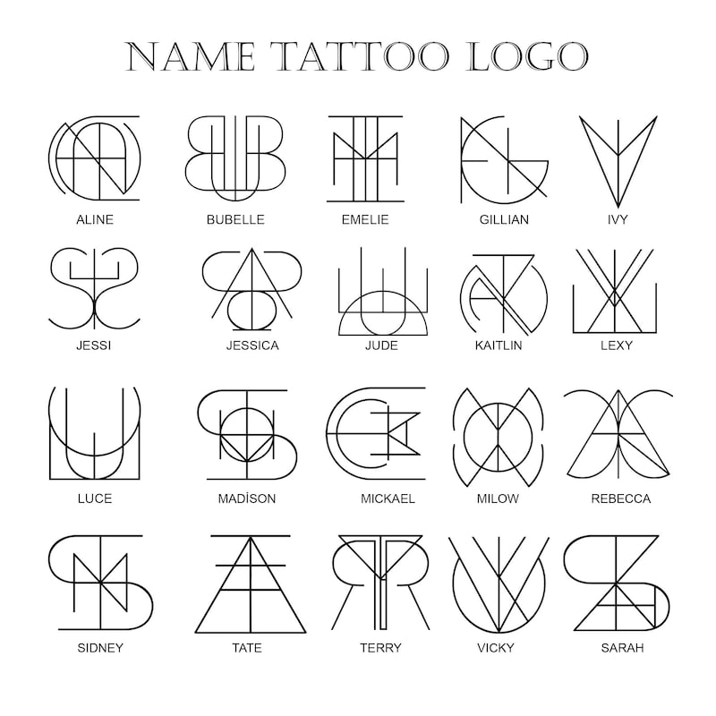 Letter Logo Line - Etsy