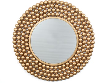 Bubble Mirror, size 68cm in Gold finish