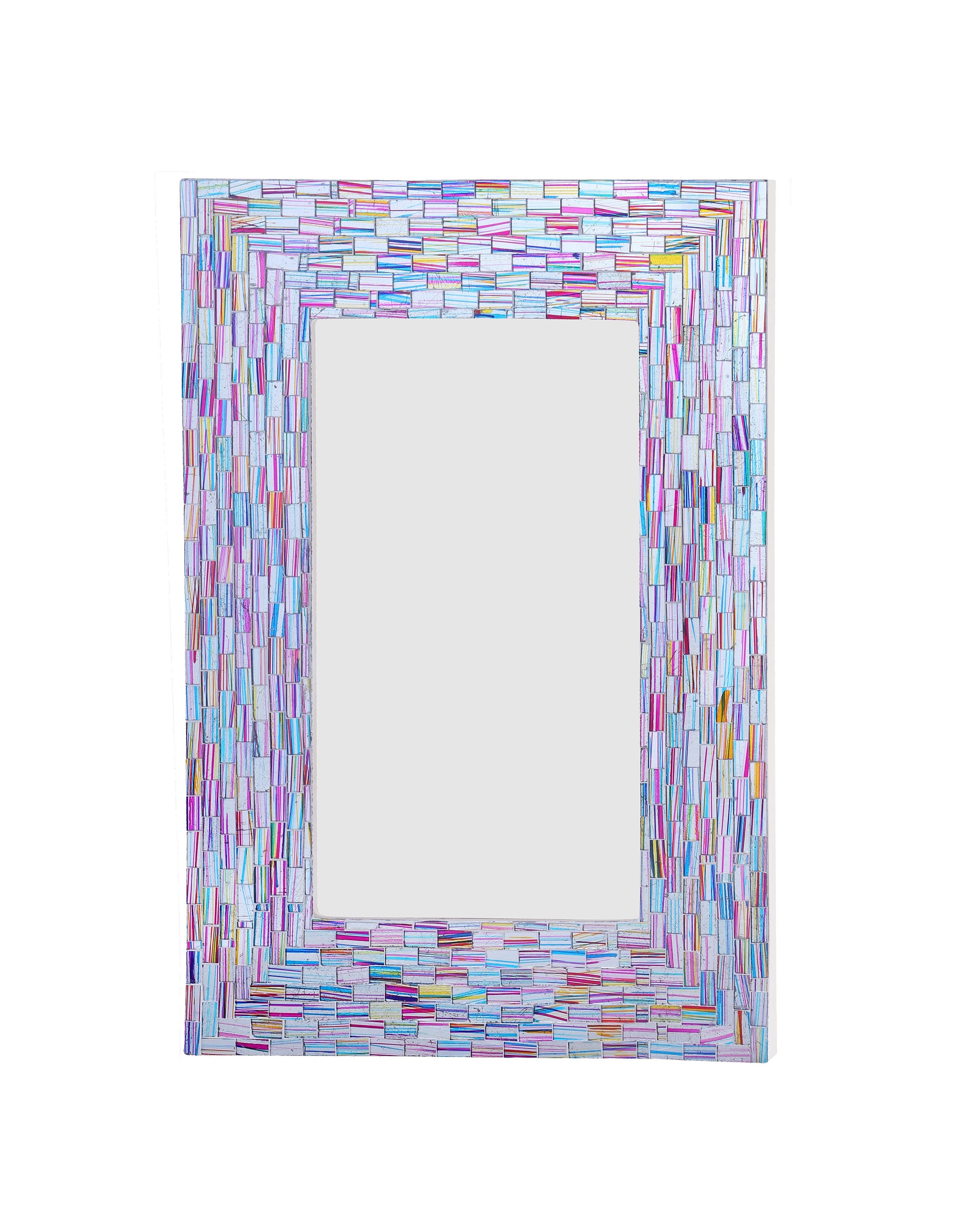 Rectangular Mosaic in Rainbow Colours 16''x22'' - Etsy UK