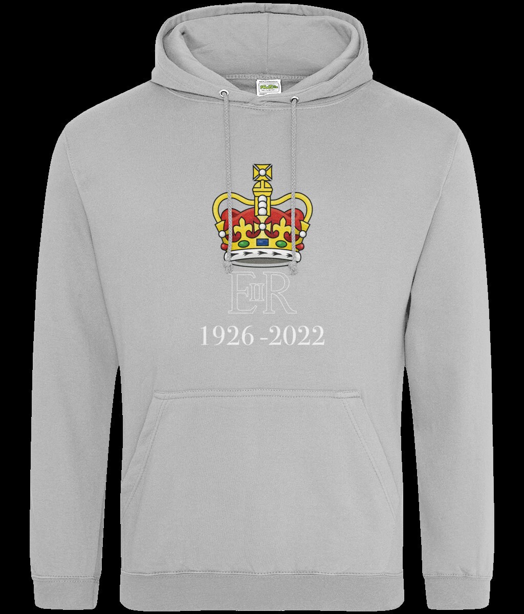 Discover EIIR Her Majesty the Queen Commemorative Hoodie, Remembering Queen Elizabeth Jumper