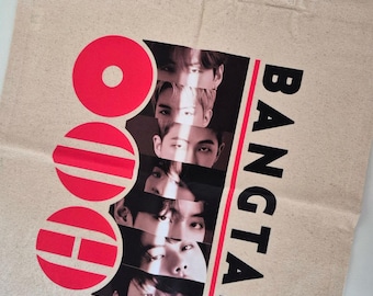 Arirang Ecobag Totebag Bolsa BTS Personalizado Bangtan Boys Jungkook V RM Suga Jimin JHope Jin Taehyung Yoongi Hoseok Namjoon Seokjin