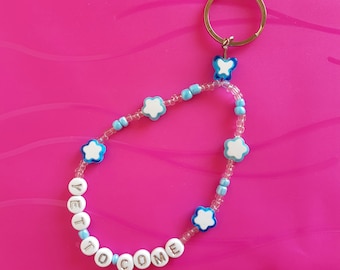 Llavero azul de BTS Yet to Come Bangtan Boys