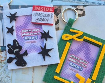 Felt Holder Toploader Decorated Photocard Topdeco Personalized Kpop Pokémon Card Frame