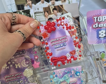 Toploader Photocard Holder Decorated Topdeco Personalized Kpop Pokémon Card Frame