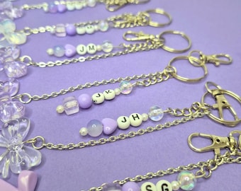 Llavero BTS Bangtan Boys RM Jin SUGA J-Hope V Jimin Jungkook Cinta morada