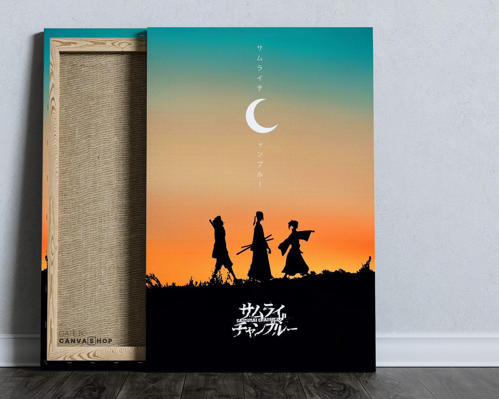 Samurai Champloo Poster Samurai Champloo Canvas Print | Etsy