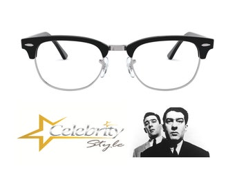 The Kray Twins Lunettes Ronnie Reggie Kray London Mafia Legend Film Film vintage Eyewear Spectacles Fancy Dress Costume