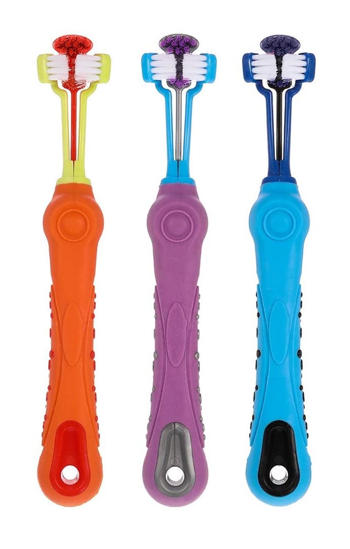 Disability Toothbrush and Wrist Strap Easy Hold Dexterity 3sided