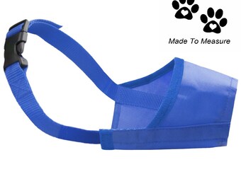 Alaskan Malamute Dog Muzzle Blue Nylon Comfortable Anti Bite Barking Light Weight Water Proof Strong Safety Pet Puppy Training Muzzle