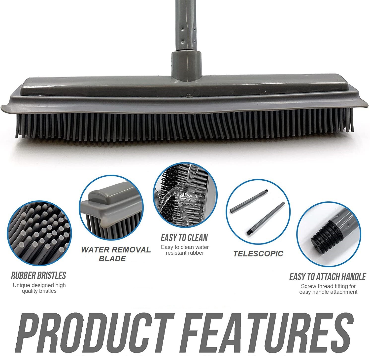 Astro Turf Grass Broom Rubber Bristles Brush 2g 3g 4g 5g Regenerates