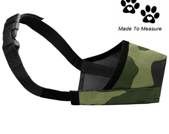 Shetland Sheepdog Dog Muzzle Camouflage Nylon Comfortable Anti Bite Barking Light Weight Water Proof Strong Safety Pet Puppy Training Muzzle