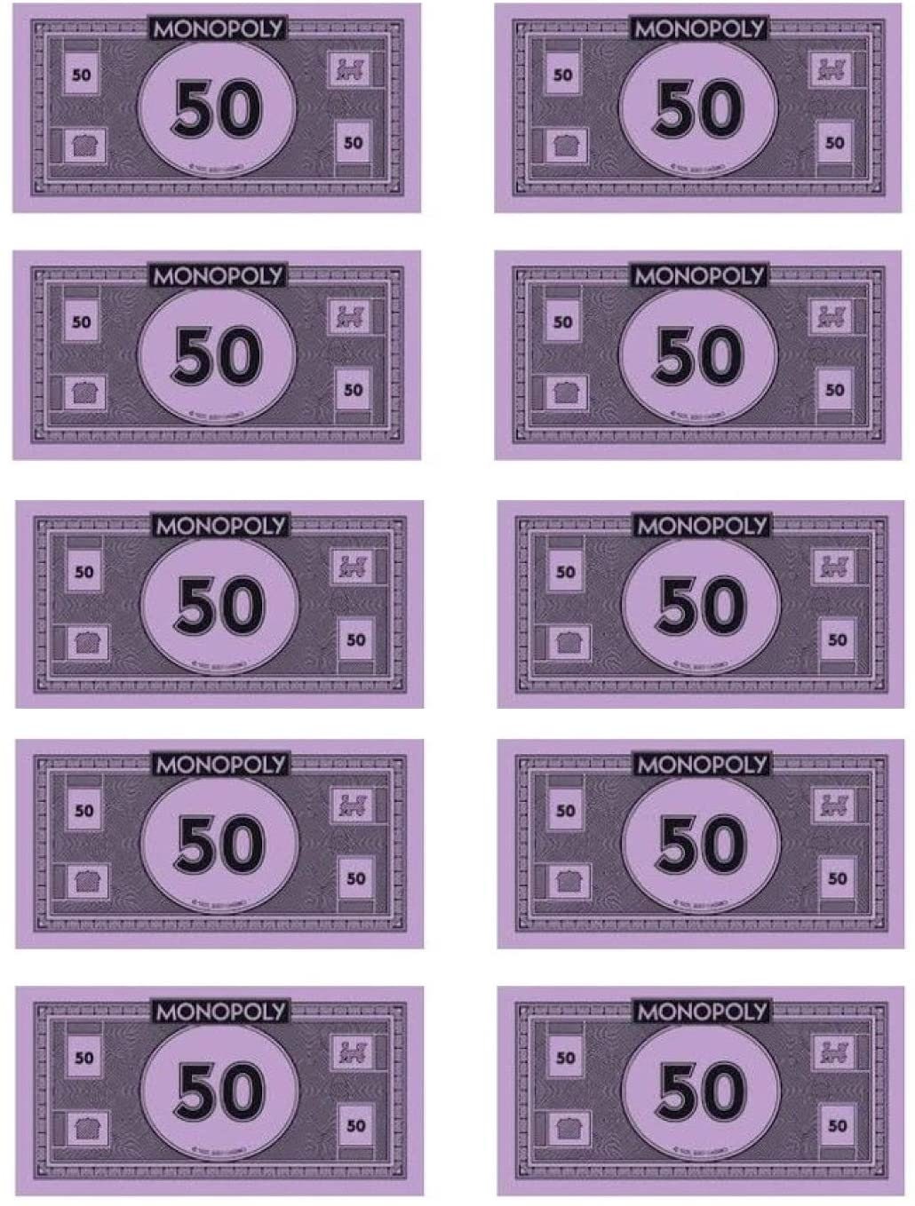 Monopoly Money Spare Parts Game Cash Wonga Notes Currency 500 S 100 S