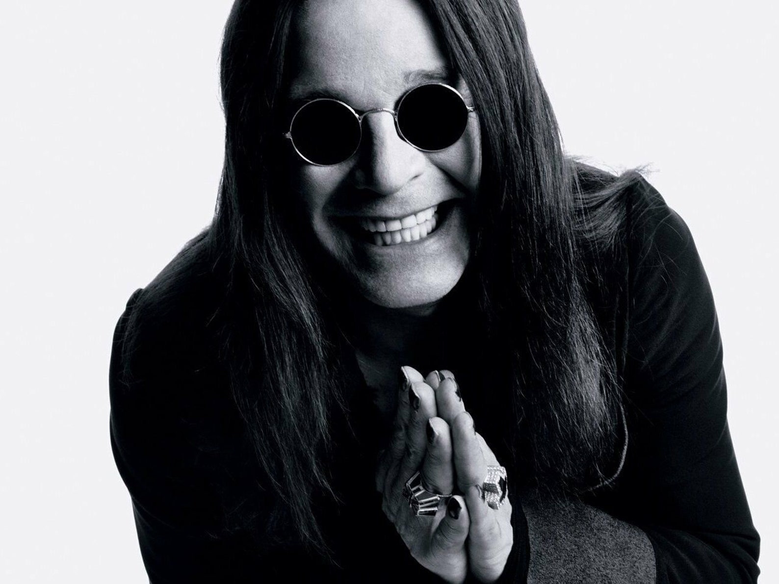 ozzy osbourne wig and glasses