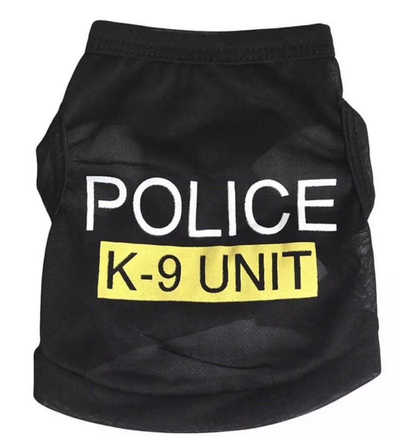 Police Dog Costume L Large K9unit Flashing Collar and Etsy Australia