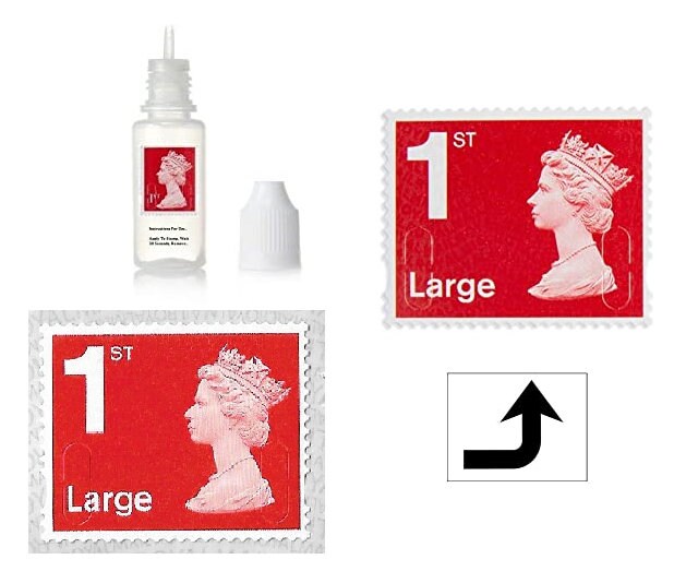 Stamp Remover Fluid 10ml Postage Stamp Gum Removal Fluid Lifts Self