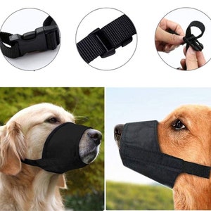 Shih Tzu Dog Muzzle Blue Nylon Comfortable Anti Bite Anti Barking Light Weight Water Proof Strong Safety Pet Puppy Training Muzzle image 7