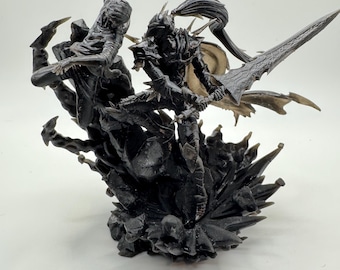 Alone Leveling Figurine: 7" Resin Statue for Desks & Gaming Stations