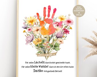 Gift for kindergarten teacher childminder primary school teacher kindergarten preschool gift thank you farewell gift idea thank you picture PDF