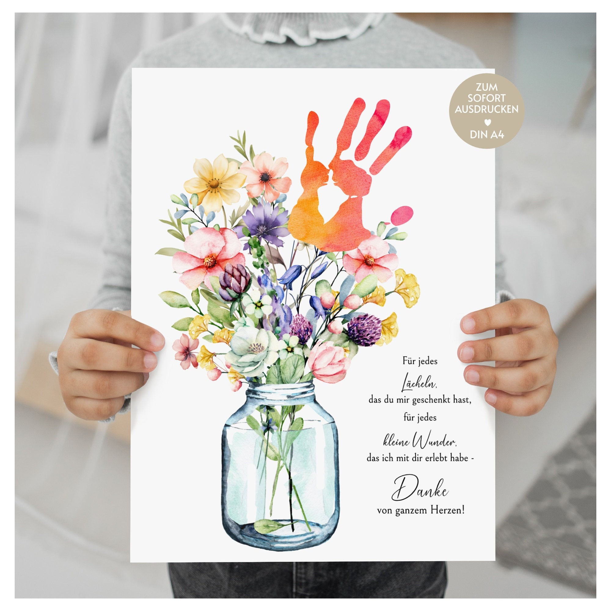 abschiedsgeschenk-erzieherin-handabdruck-blumenstrau-geschenk