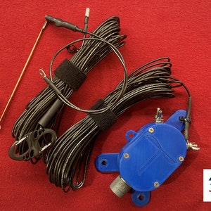 100W No-Tune End Fed Half Wave Antenna: 40-10 Meter Ham Radio, Portable Ops