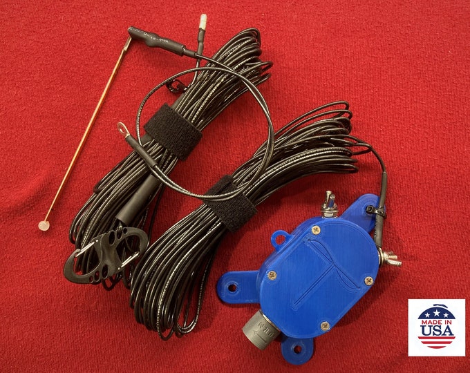 100 Watt Linked No-Tune End Fed Half Wave Ham Radio Antenna 40-10 Meter  - Perfect for Base/Pota/Sota/Portable Ops Rugged, Rapid Deployment