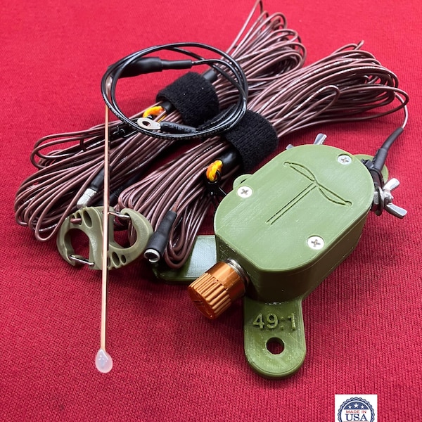 50W Rugged No Tune Linked EFHW Antenna for 40/20/15/10M Ham Radio - N9SAB