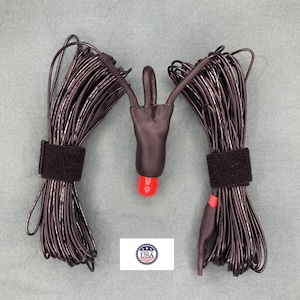 Low Power Resonant Rugged Nano Dipole: POTA/Sota/Portable/Stealth/QRP HF Ham Radio Antenna -Choose your Band - Free Shipping -