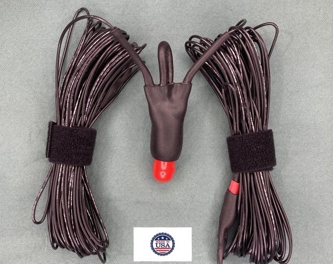 Low Power Resonant Rugged Nano Dipole: POTA/Sota/Portable/Stealth/QRP HF Ham Radio Antenna -Choose your Band - Free Shipping -