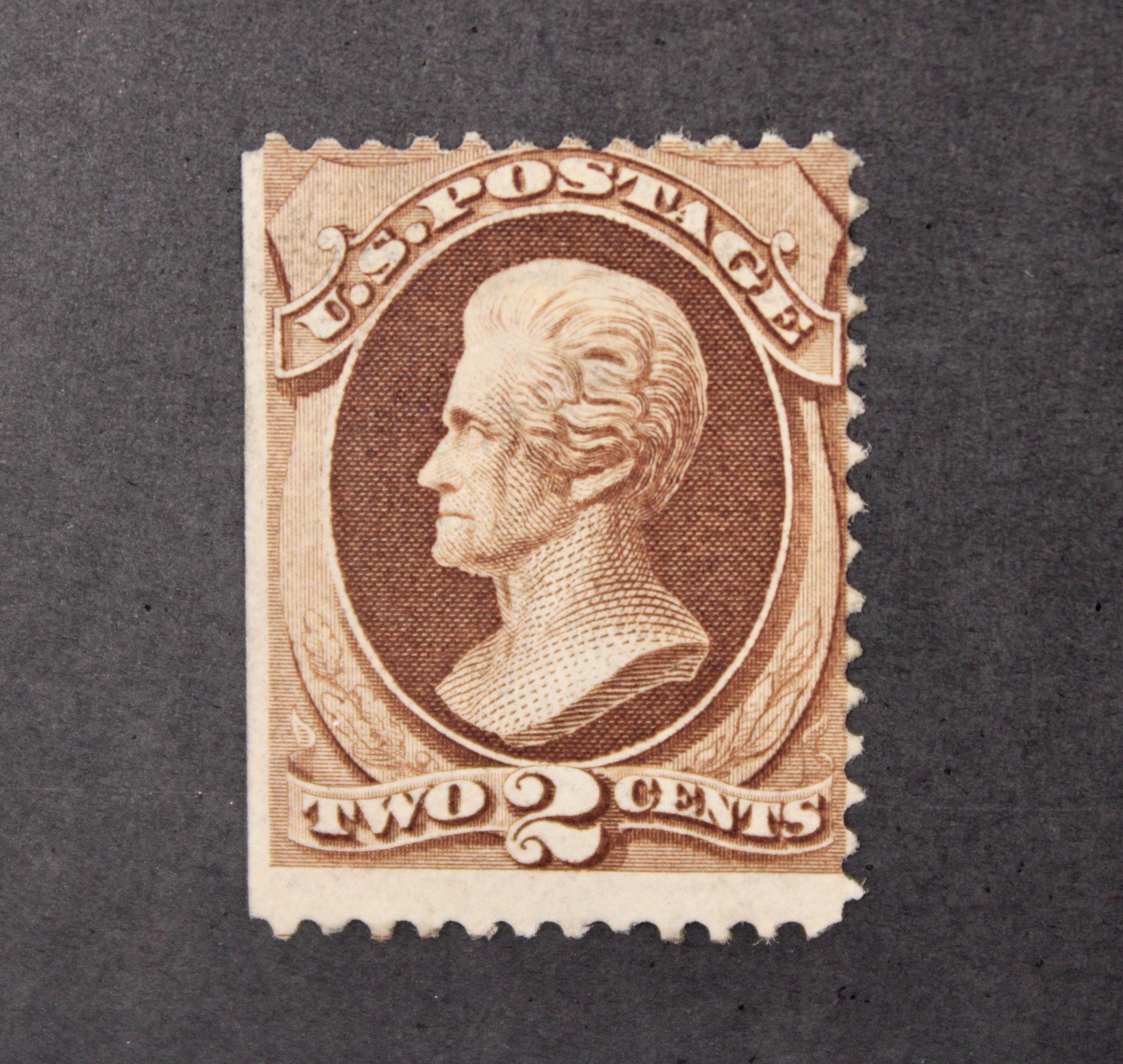 Old US Stamp, 1870-71 National Bank Note Printing (H Grill) Scott  display picture 1