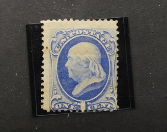 Old US Stamp, 1870-71 National Bank Note Printing w/out Grill, Scott #145 Mint Stamp, OG, NH, Disturbed Gum, Cv: 325.00