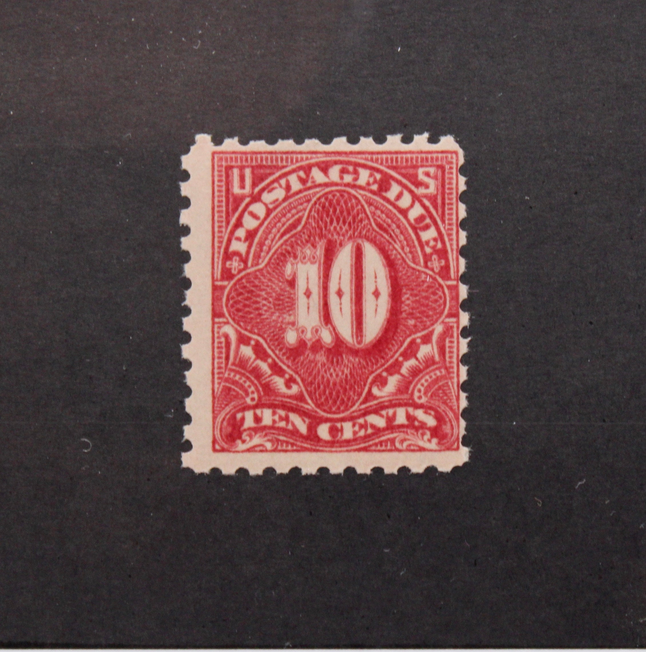 切手104 古い米国切手、（裏面）スコット #J56、1914 年 10 セント 郵便料金