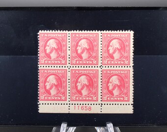 1 ドル 1930 年郵便料金未払い (スコット J 77) プレート ブロック 6