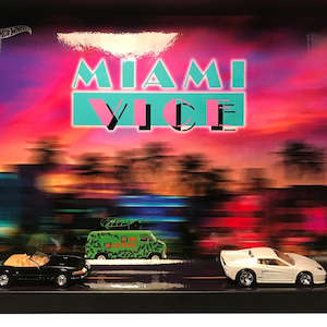 Miami Vice Diorama Sheet for Sannahed Frame