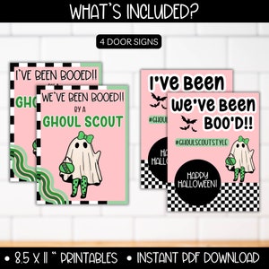 Halloween Girl Scout You've Been Booed Kit, Ghoul Scout, Scout Boo ...