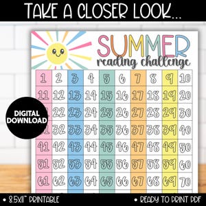 Summer Reading Log Printable Bundle, Kids Reading Challenge Chart, Reading Tracker, Book Log, Summer Literacy Activity for Kids image 5