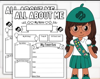 Printable Girl Scout Troop Meetings and Snack (Instant Download) - Etsy
